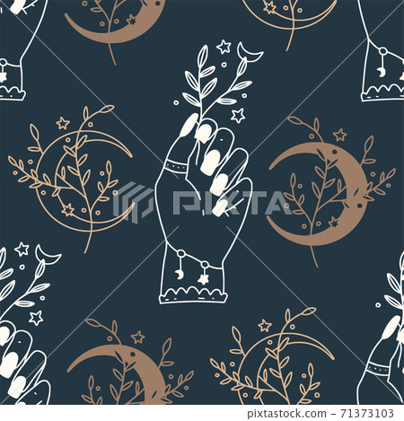 Celestial seamless pattern Celestial seamless pattern 71373103