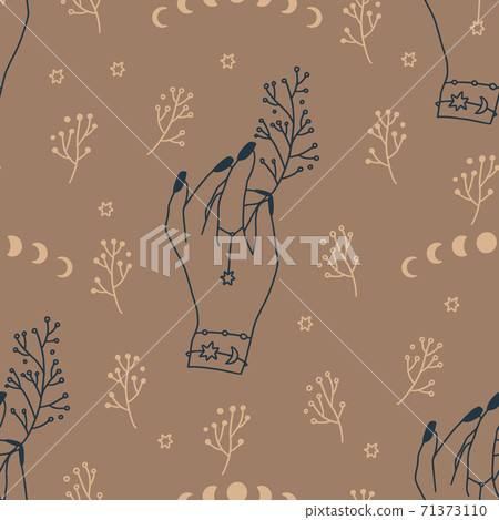 Celestial seamless pattern Celestial seamless pattern 71373110