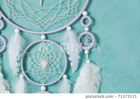 Lilac cream white dream catcher 71373515