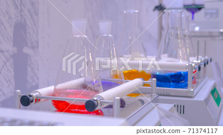 Orbital shaker for mixing, shaking, blending biological samples in glass vials Orbital shaker for mixing, shaking, blending biological samples in glass vials 71374117