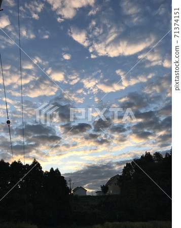 初冬的早晨 71374151