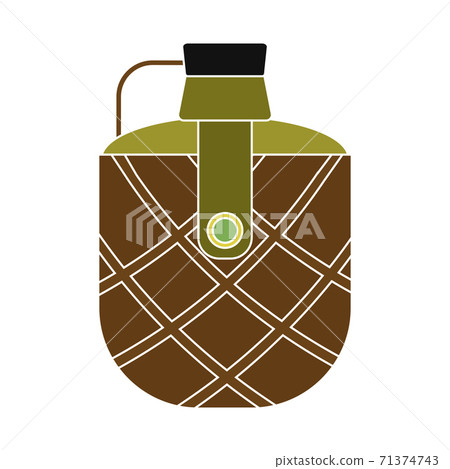 Isolated bottle water icon Isolated bottle water icon 71374743