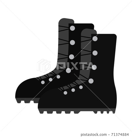 Isolated boots soldier icon Isolated boots soldier icon 71374884