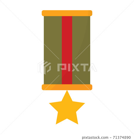 Isolated medal soldier icon 71374890