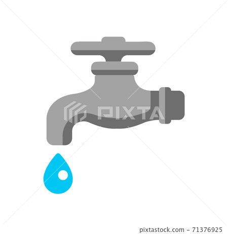 水龍頭水周圍顏色圖標 71376925