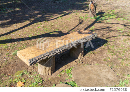 Bench made of wood Bench made of wood 71376988