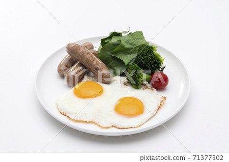 炒雞蛋和維納 71377502