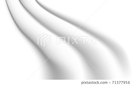 Wavy cloth graphic with 3 wrinkles 71377958