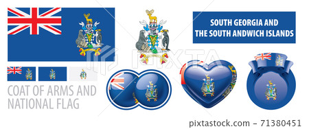 National flag of South Georgia and the South Sandwich Islands National flag of South Georgia and the South Sandwich Islands 71380451
