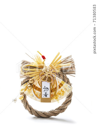 新年裝飾品，繩索裝飾品，圖像材料，新年賀卡材料，幸運符 71380583