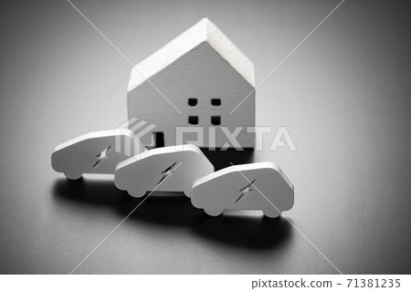 EV car house 71381235