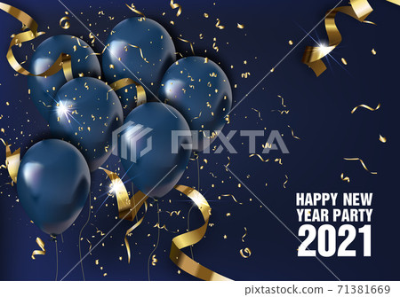 Merry christmas and happy new year 2021 vector 71381669