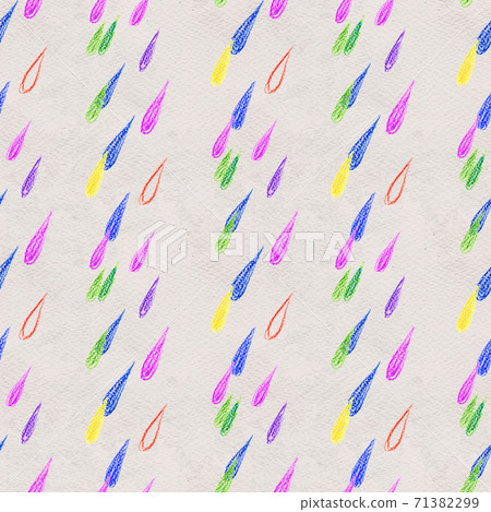Coloful rain drops seamless pattern 71382299