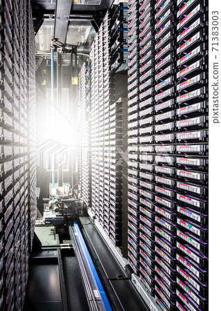 tall stacks of hard drives tall stacks of hard drives 71383003