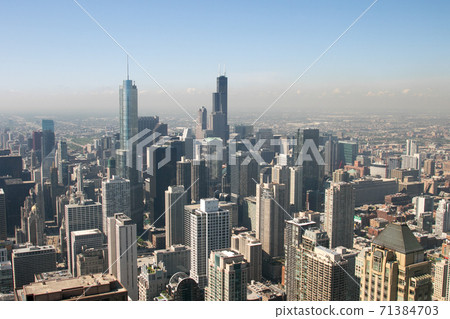 USA Illinois Chicago View from John Hancock Center 71384703