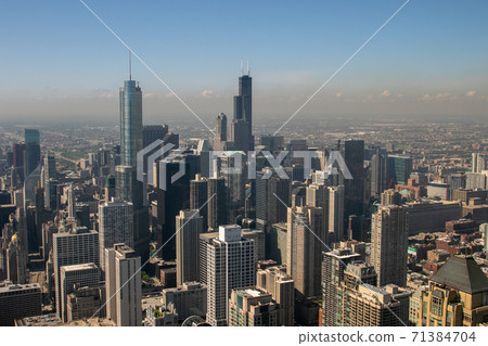 USA Illinois Chicago View from John Hancock Center 71384704