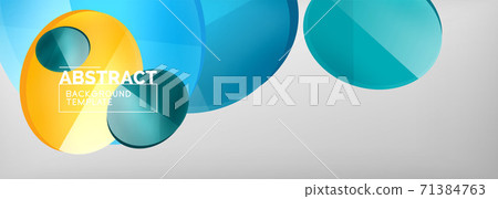 Abstract glossy round shapes vector background. Vector futuristic illustration for covers, banners, flyers and posters and other Abstract glossy round shapes vector background. Vector futuristic illustration for covers, banners, flyers and posters and other 71384763