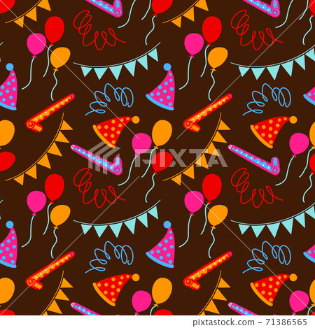 Happy birthday seamless pattern vector Happy birthday seamless pattern vector 71386565