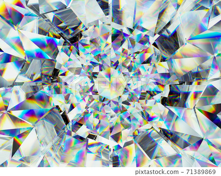 diamond structure extreme closeup and kaleidoscope diamond structure extreme closeup and kaleidoscope 71389869