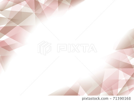 Elegant crystal-like geometric background pink and brown Elegant crystal-like geometric background pink and brown 71390168