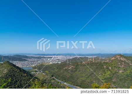 從高之山山頂附近看到的風景（蘇門山阿爾卑斯山 71391825