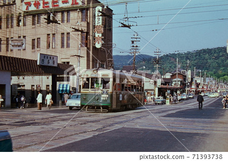 Showa near Kyoto Shijo Station 1960s Showa near Kyoto Shijo Station 1960s 71393738
