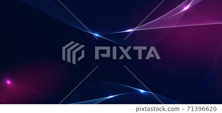 Abstract technology futuristic blue and pink wave background with light effect. Abstract technology futuristic blue and pink wave background with light effect. 71396620