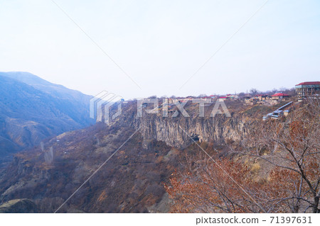 View over the valley in village Garni View over the valley in village Garni 71397631