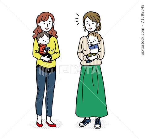 Talking between mom friends 71398348