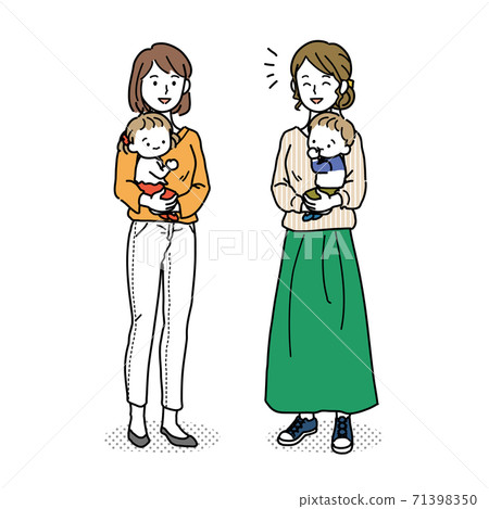 Talking between mom friends 71398350