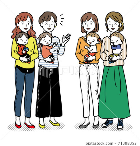 Talking between mom friends 71398352