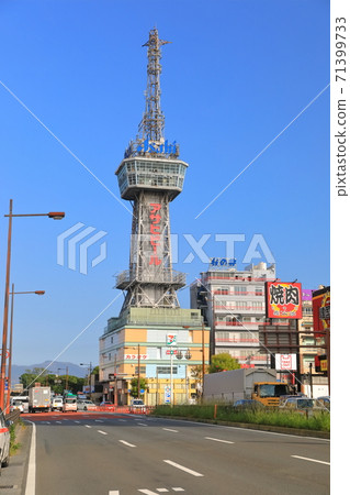 [Oita Prefecture] Beppu Tower under fine weather 71399733