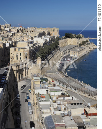 View from Valletta Upper Baraka Garden / Valletta, Malta 71401130