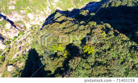 Natural waterfall in the mountain Natural waterfall in the mountain 71403159