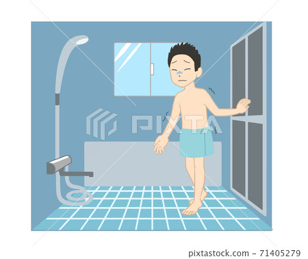 Cold bathroom male (no line) 71405279