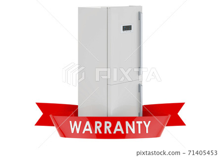 Refrigerator warranty concept. 3D rendering 71405453