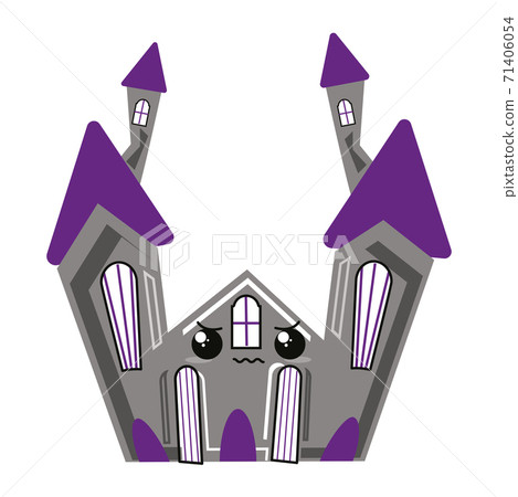 Cartoon of a castle kawaii Cartoon of a castle kawaii 71406054