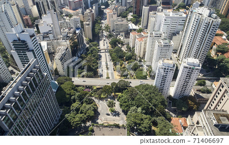 Aerial view of Sao Paulo city. Aerial view of Sao Paulo city. 71406697