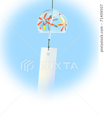 風鈴背景素材 插圖素材 圖庫