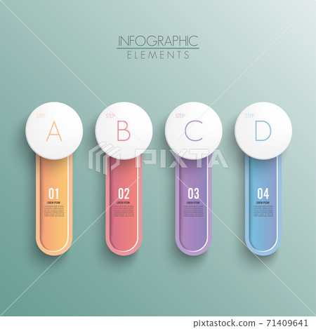 Flowchart with 4 round paper white elements connected to main circle. Concept of four main business goals of company. Modern infographic design layout. Flat vector illustration for brochure, report. Flowchart with 4 round paper white elements connected to main circle. Concept of four main business goals of company. Modern infographic design layout. Flat vector illustration for brochure, report. 71409641