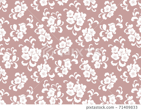 梅花Karakusa無縫模式 71409833