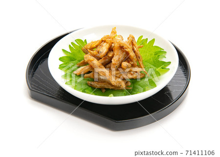 Wakasagi fried chicken tsukudani Wakasagi fried chicken tsukudani 71411106