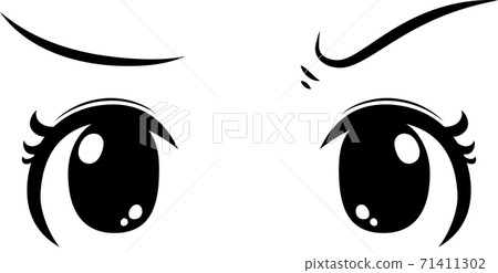Anime-style eyes Cute beautiful girl Anime Manga I'm not good at dissatisfaction Frustration Anime-style eyes Cute beautiful girl Anime Manga I'm not good at dissatisfaction Frustration 71411302