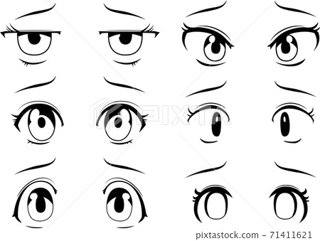 Premium Vector  Cute anime girl eyes