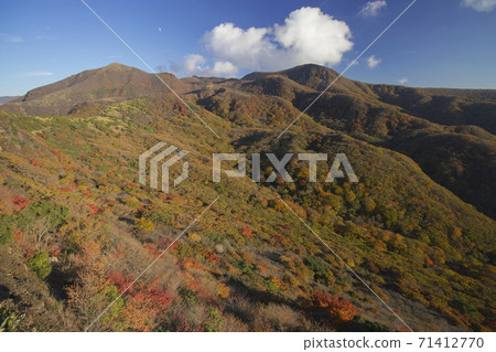 Kuju mountain range from Mt. Kuju 71412770