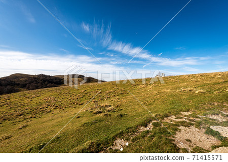 Landscape of the Lessinia Plateau in Autumn - Italian Alps Veneto Italy 71415571