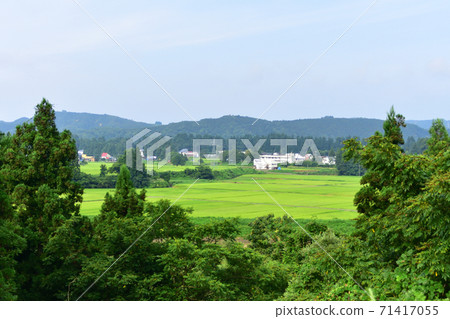 Tadami Line Uonuma Tanaka Station and surrounding scenery Tadami Line Uonuma Tanaka Station and surrounding scenery 71417055