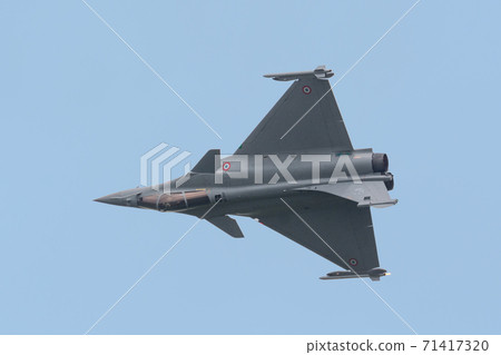 Immediately after the missile ignition of the French Air Force Rafale C Immediately after the missile ignition of the French Air Force Rafale C 71417320