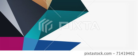 3d mosaic abstract backgrounds, low poly shape geometric design 3d mosaic abstract backgrounds, low poly shape geometric design 71419402
