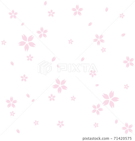 簡單的櫻花花瓣的無盡模式 71420575